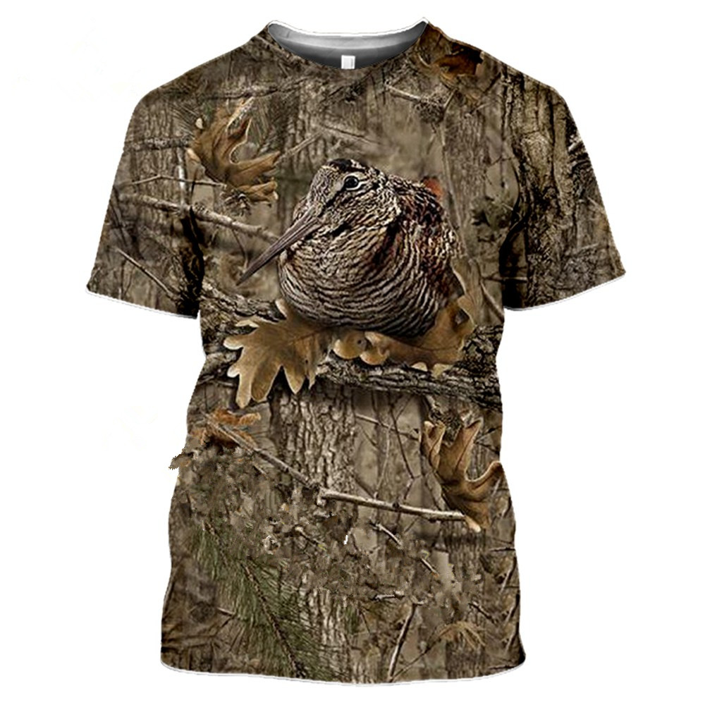 Outdoor Hunting T Shirts - Camiseta informal de verano para hombre,