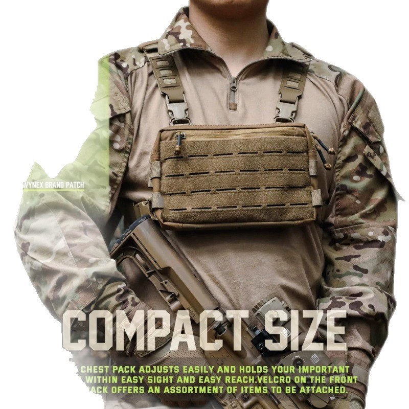 Outdoor Hunting Vest - Bolsa Táctica Unisex para el Pecho,