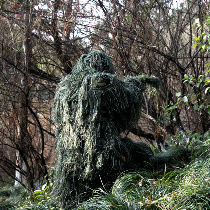 Ghillie Suit Woodland - Traje de camuflaje Ophidian para niños