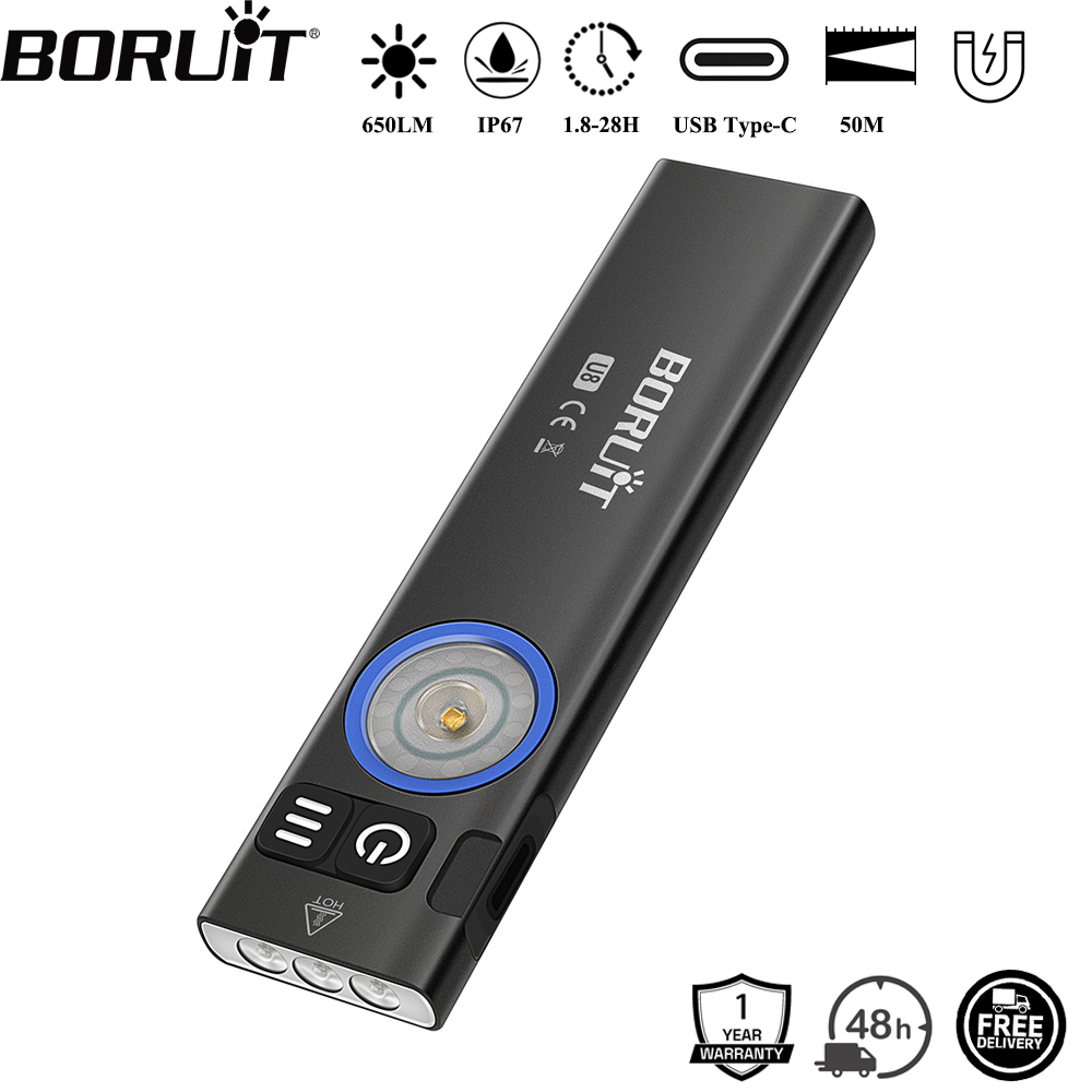 Outdoor Hunting Lights - BORUiT U8 650LM EDC linterna LED