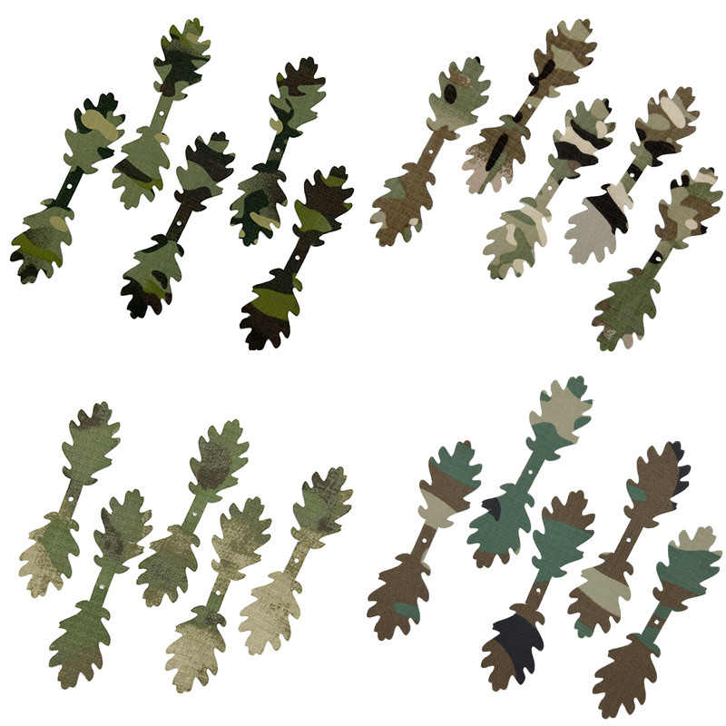 Ghillie Suit Woodland - 5 unids/set de tiras de camuflaje