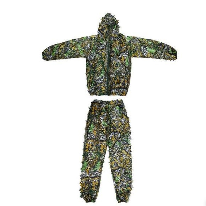 Ghillie Suit Woodland - Ropa de caza 3D para francotirador,