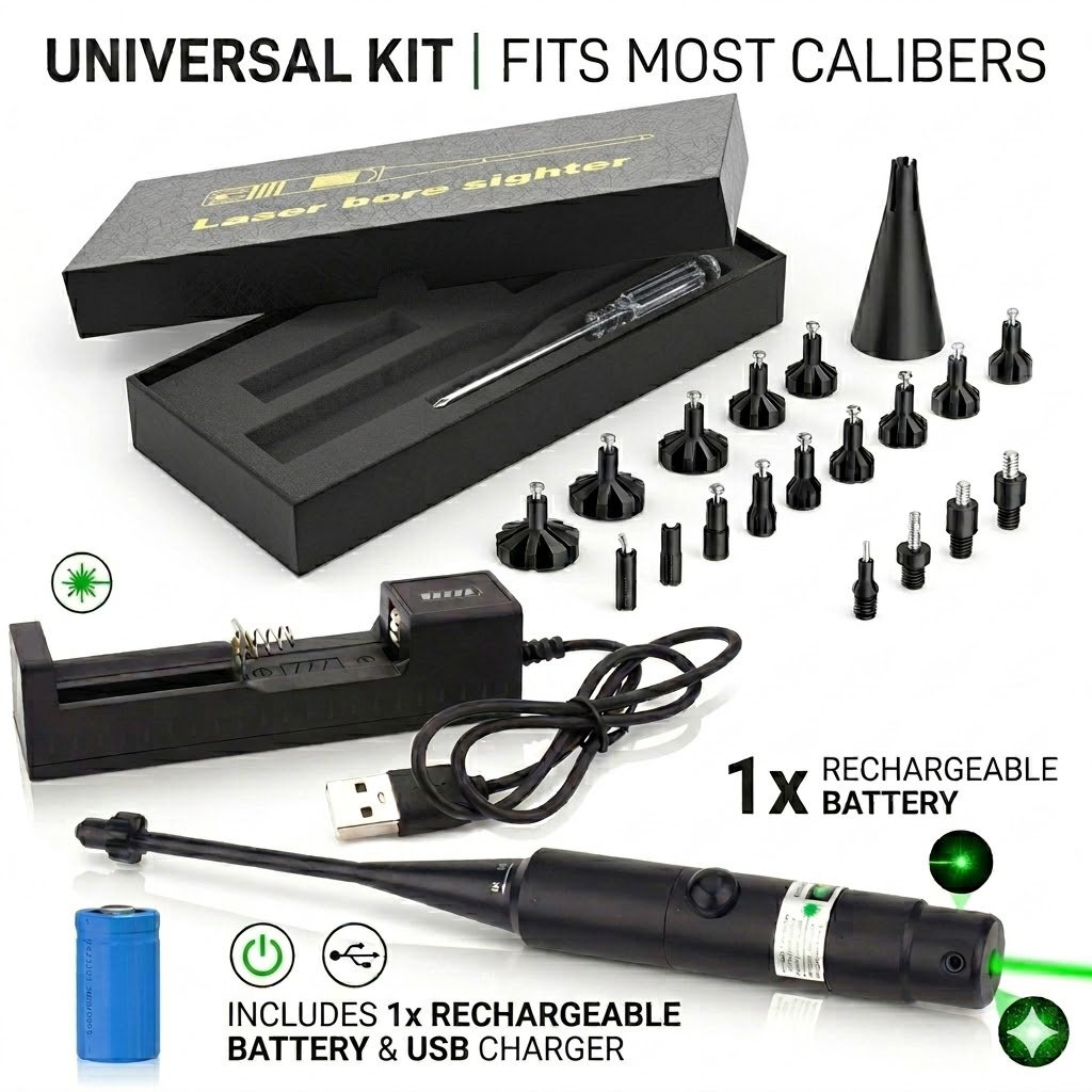 Laser Boresighter Kit - Kit de Colimación Láser para Calibres