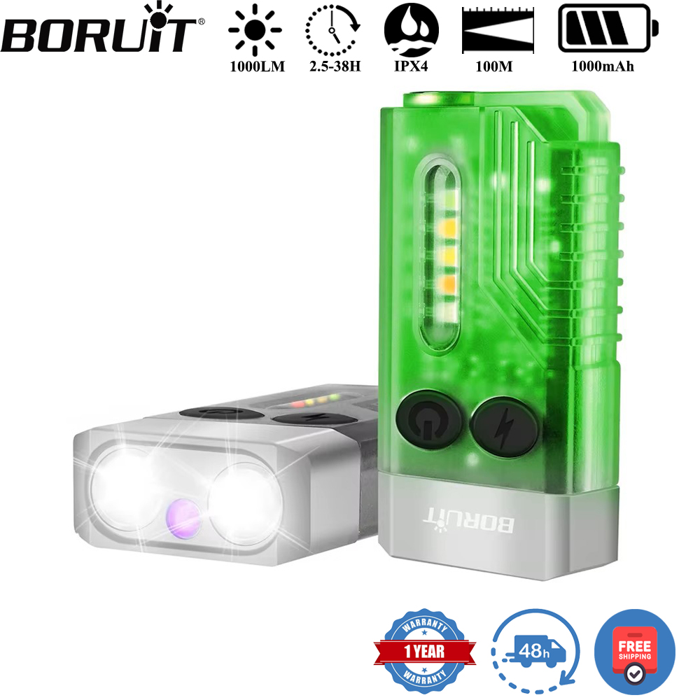Outdoor Hunting Lights - BORUiT V10 llavero UV LED EDC