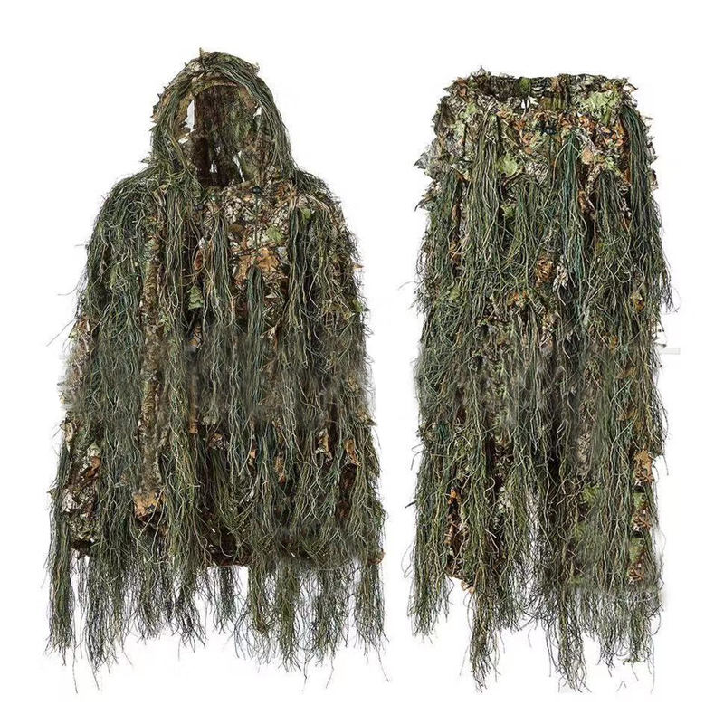 Ghillie Suit Woodland - Ghillie traje de caza Woodland 3D