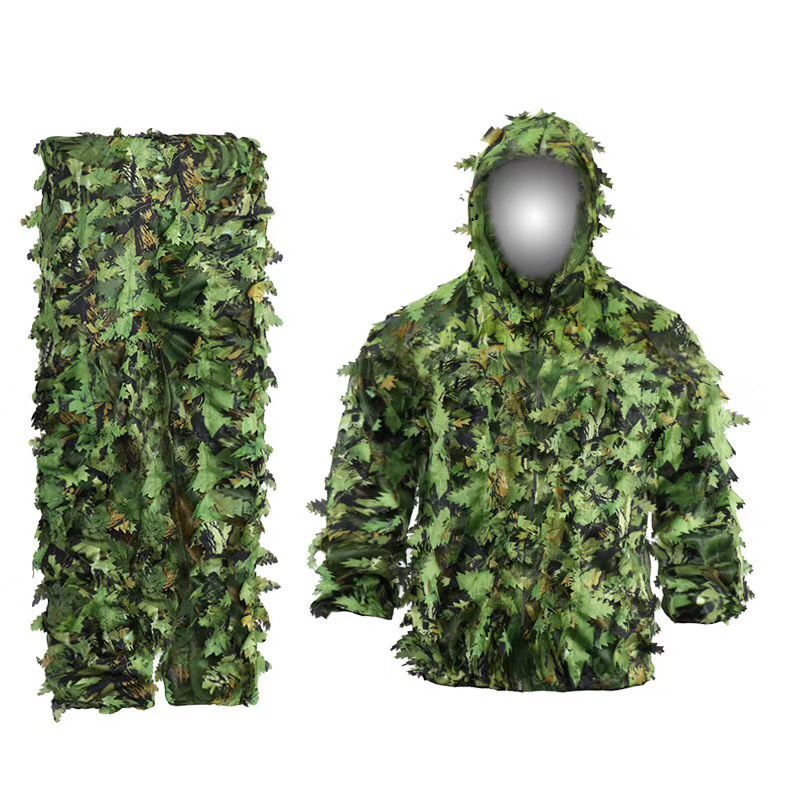 Ghillie Suit Woodland - Nuevo traje de camuflaje con hojas