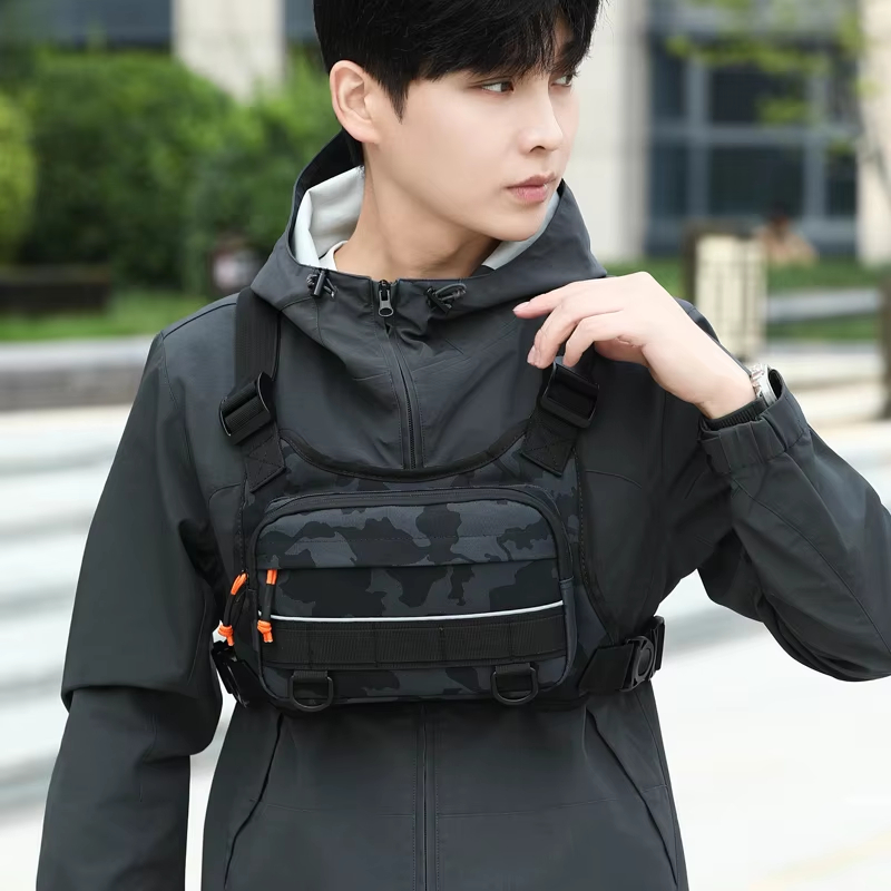 Outdoor Hunting Vest - Chaleco táctico reflectante para ciclismo, mochila