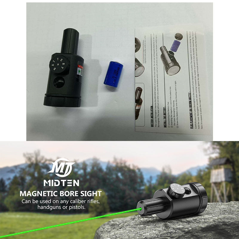 Kit de puntero láser verde con - Laser Boresighter Kit reseña y precio