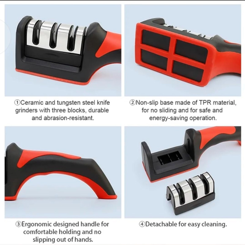 Kit Afilador de Cuchillos de 3 - Hunting Knife Outdoor Edge reseña y precio