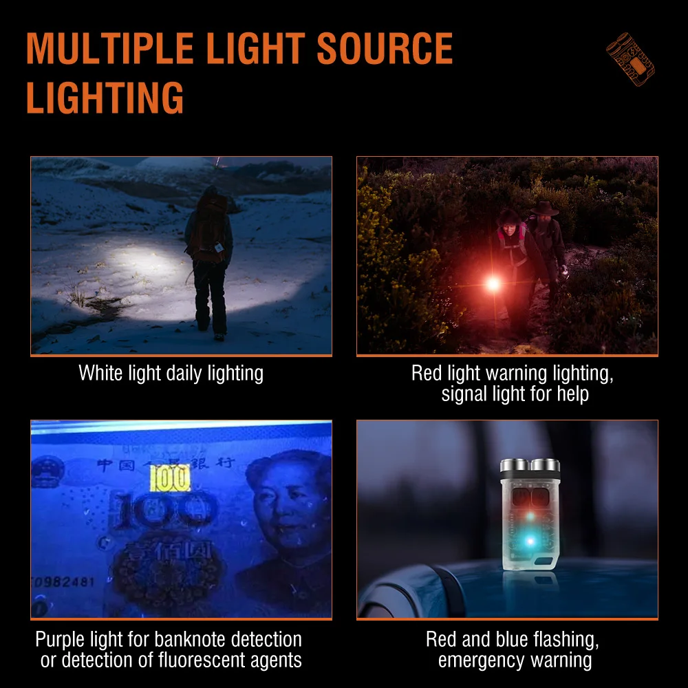 Linterna LED BORUiT V3, Portát - Outdoor Hunting Lights reseña y precio
