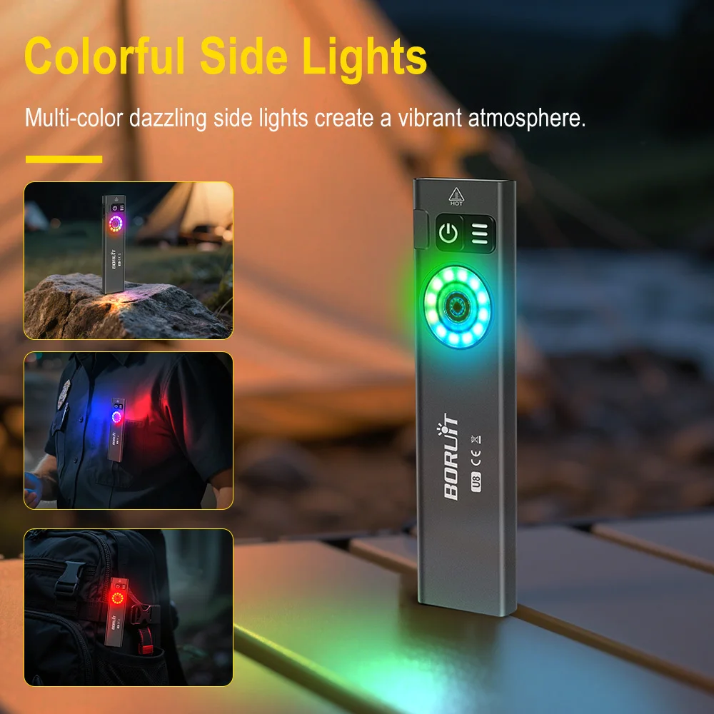 BORUiT U8 650LM EDC linterna L - Outdoor Hunting Lights reseña y precio
