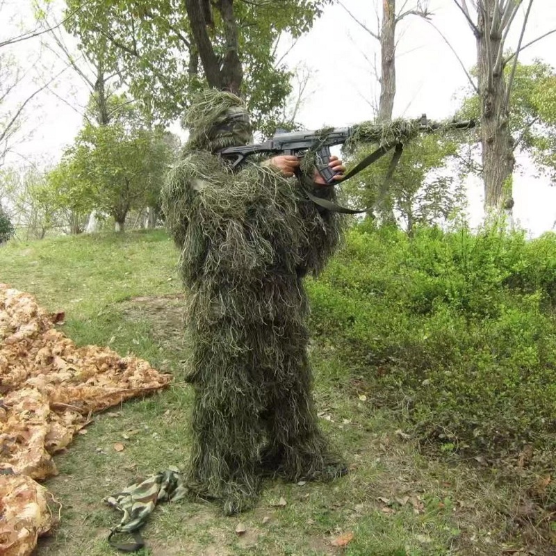 Ghillie-traje de caza de bosqu - Ghillie Suit Woodland reseña y precio