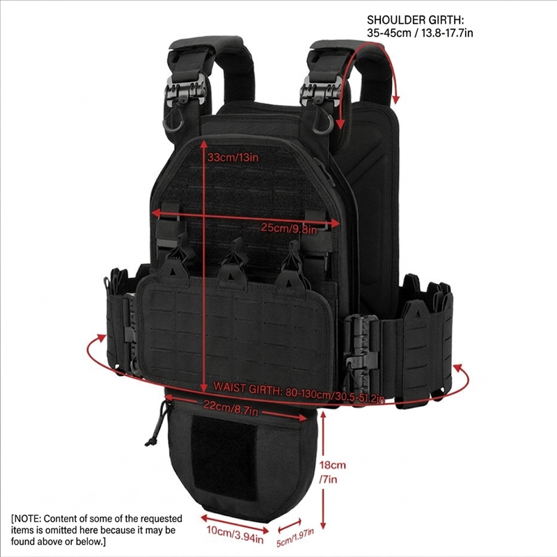 Chaleco Táctico YAKEDA 6094-1  - Outdoor Hunting Vest reseña y precio