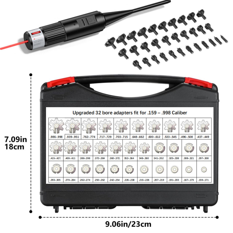 Kit de borosigher láser recarg - Laser Boresighter Kit reseña y precio