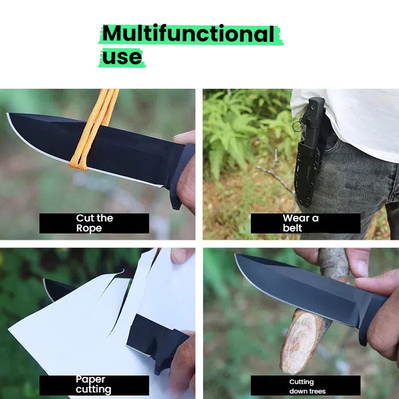 Nuevo cuchillo de camping de h - Hunting Knife Outdoor Edge reseña y precio