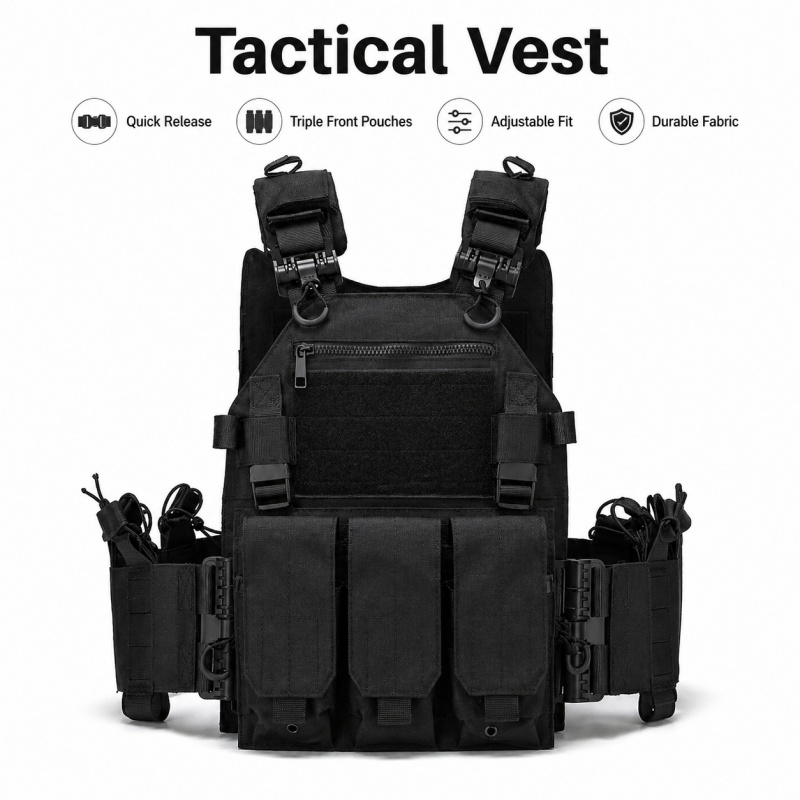 Chaleco Táctico de Poliéster c - Outdoor Hunting Vest reseña y precio
