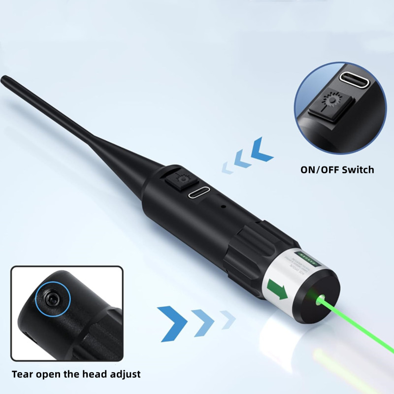 Kit de encendedor láser rojo,  - Laser Boresighter Kit reseña y precio
