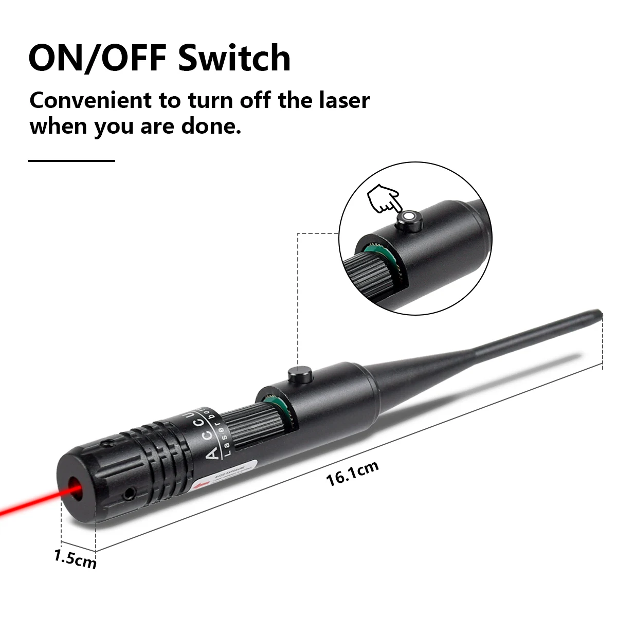 Kit de mira de orificio láser  - Laser Boresighter Kit reseña y precio