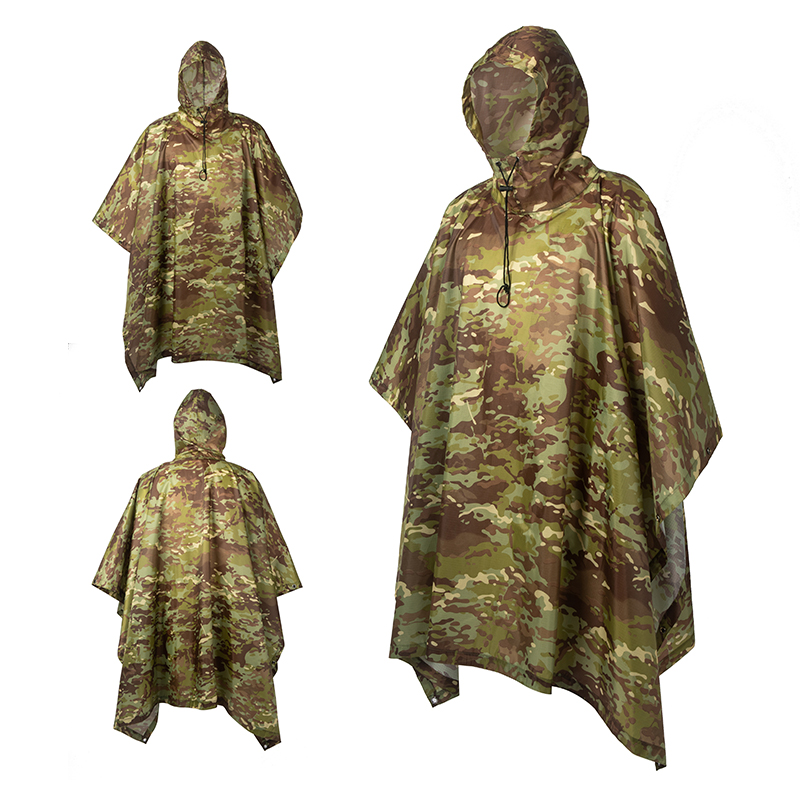 Poncho de camuflaje transpirab - Ghillie Suit Woodland reseña y precio