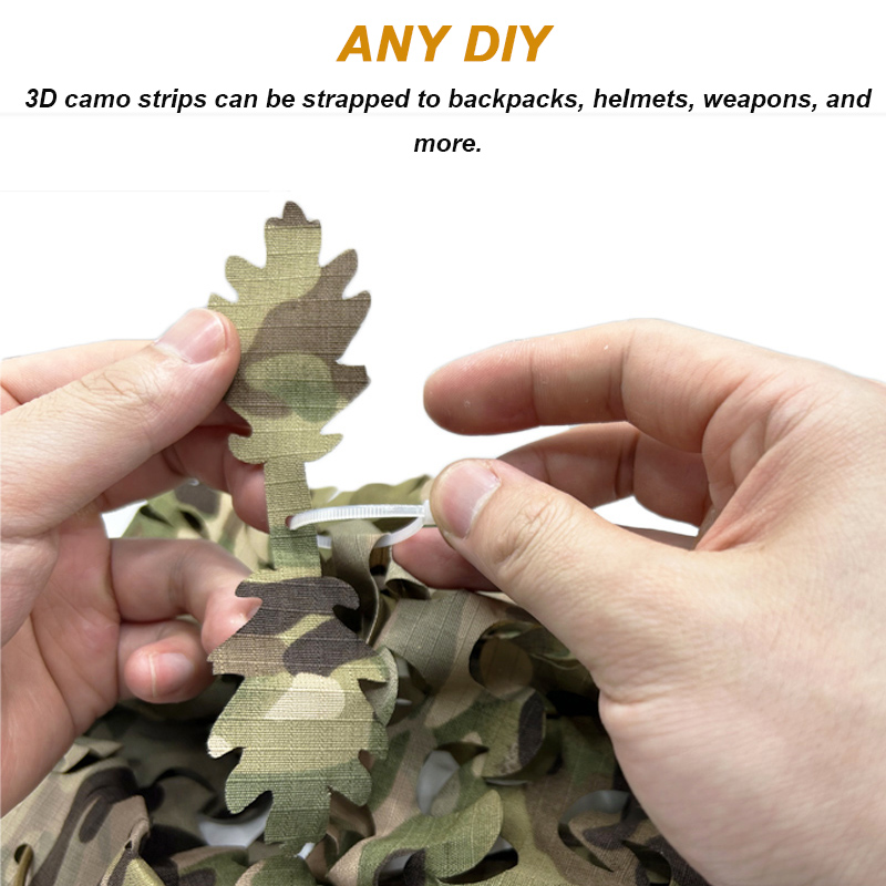 5 unids/set de tiras de camufl - Ghillie Suit Woodland reseña y precio