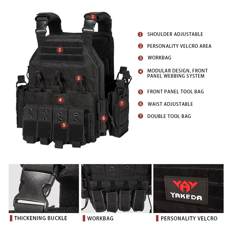 YKEDA-chaleco táctico de nailo - Outdoor Hunting Vest reseña y precio