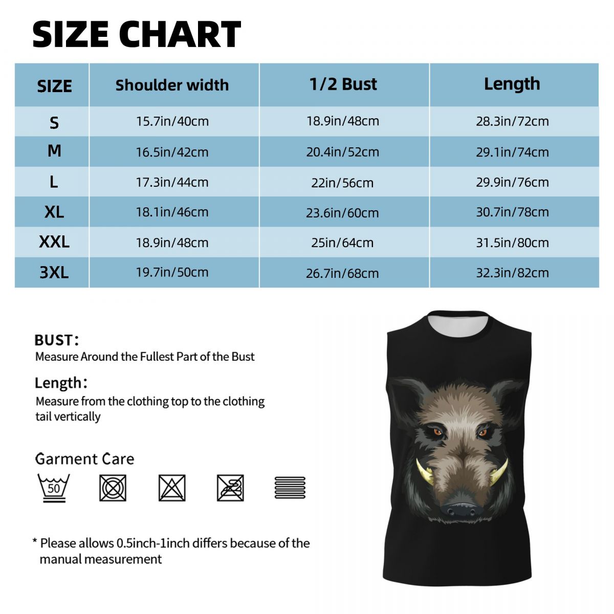 Camiseta sin mangas con estamp - Wildman Hunting & Outdoor Polokwane Photos reseña y precio