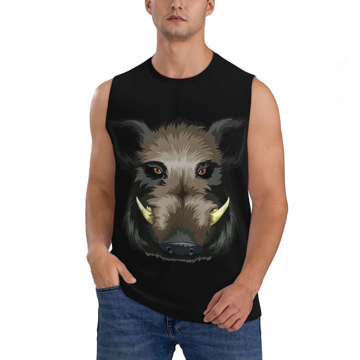 Camiseta sin mangas con estamp - Wildman Hunting & Outdoor Polokwane Photos reseña y precio