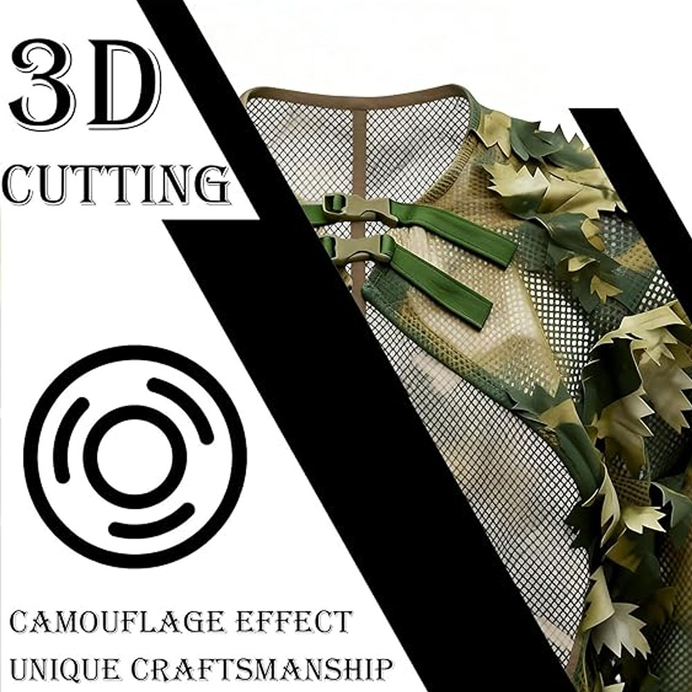 Traje Ghillie Estilo Capa, Cha - Ghillie Suit Woodland reseña y precio