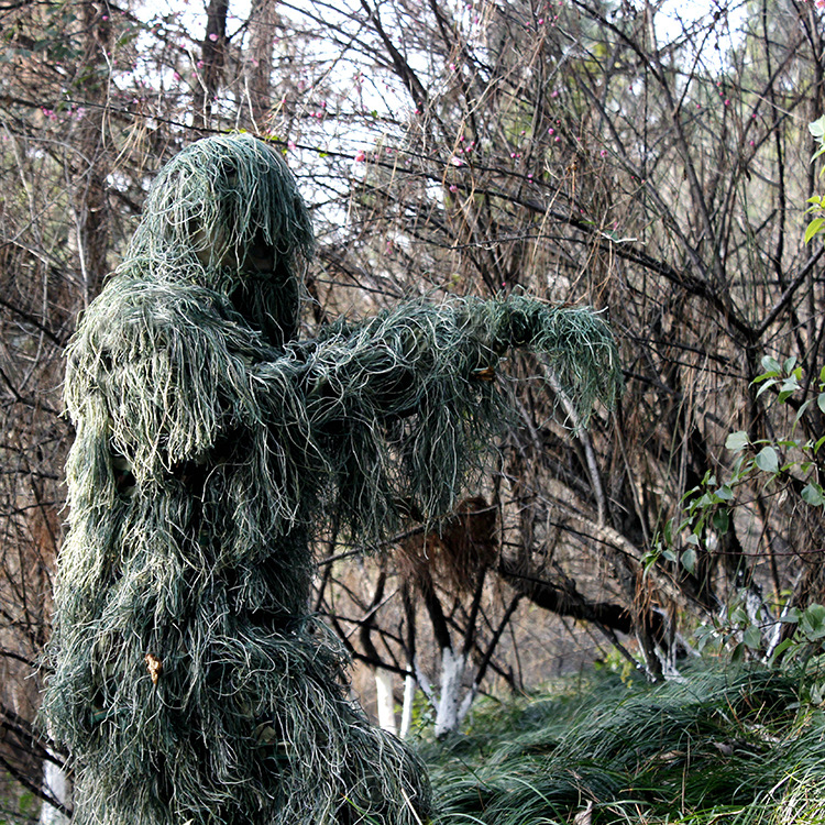 Trajes Ghillie de nieve blanca - Ghillie Suit Woodland reseña y precio