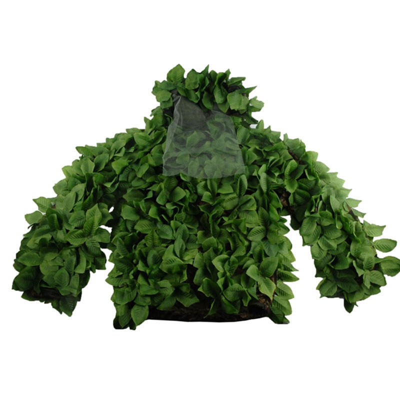Traje de hojas verdes de camuf - Ghillie Suit Woodland reseña y precio