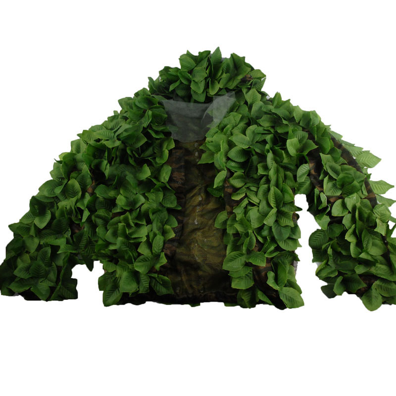 Traje de hojas verdes de camuf - Ghillie Suit Woodland reseña y precio