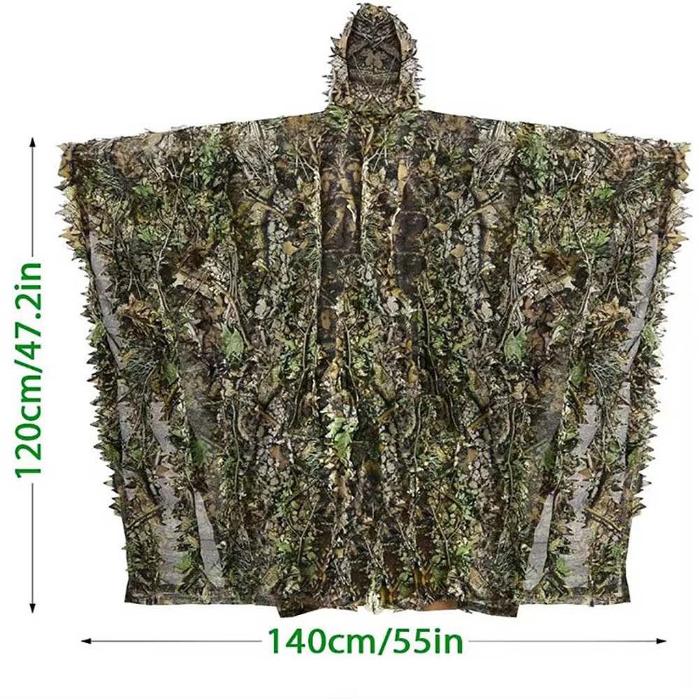 Poncho de camuflaje Ghillie, c - Ghillie Suit Woodland reseña y precio