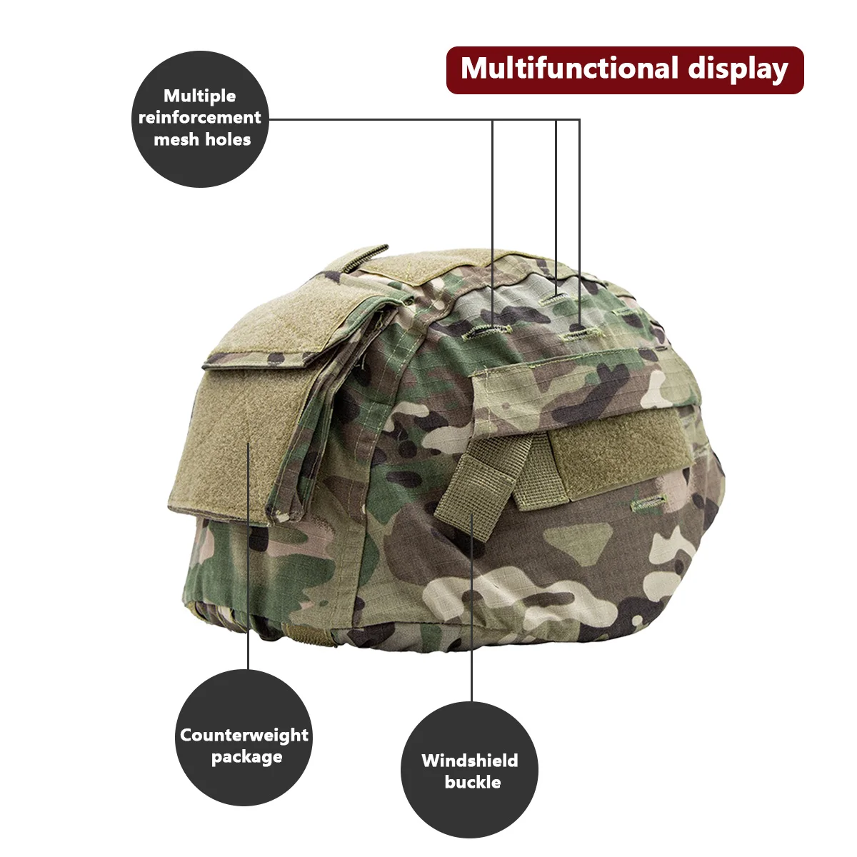 Funda de camuflaje para casco  - Hunting Outdoor Store reseña y precio
