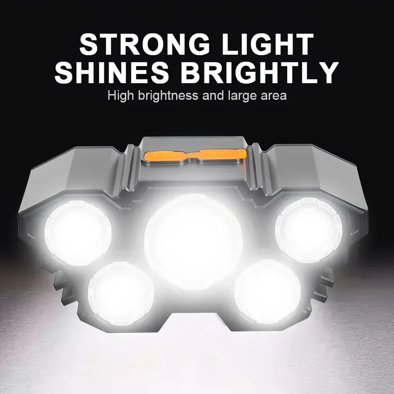 Linterna frontal portátil de 5 - Outdoor Hunting Lights reseña y precio